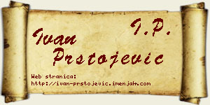 Ivan Prstojević vizit kartica